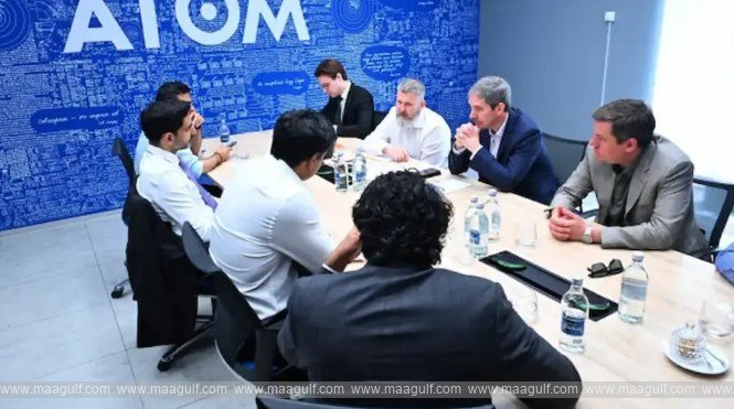 Minister Lokesh meets with representatives of Russian rare earth company \'Giredmet\' in Moscow