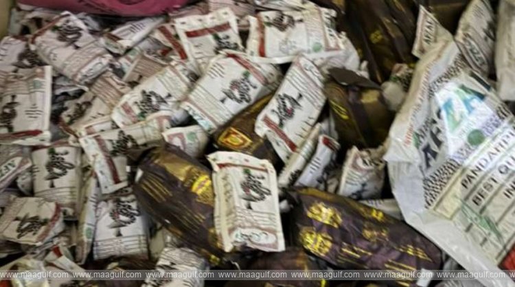 నార్త్ అల్ బతినాలో భారీగా చ్యూవింగ్ టోబాకో సీజ్..!!