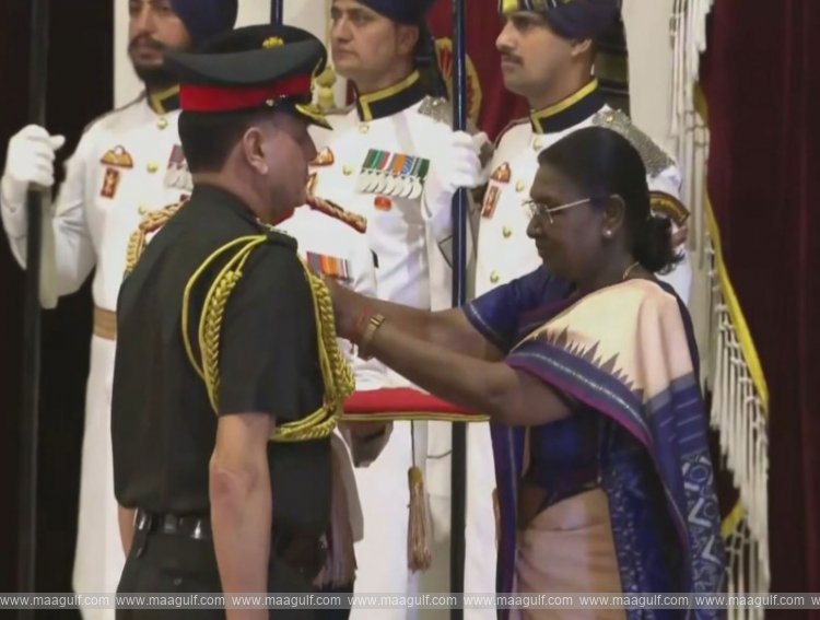 President confers top military awards on senior officers at investiture ceremony