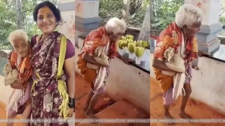 Now, this is true devotion... walking to Tirumala at the age of 116!