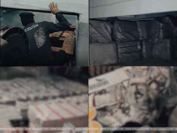 Massive quantity of tobacco products seized in Qatar!!
