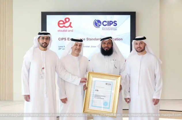E& recognised by CIPS for procurement excellence