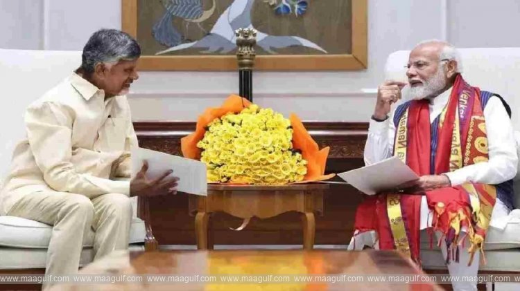 CM Chandrababu Naidu meets Prime Minister Modi..