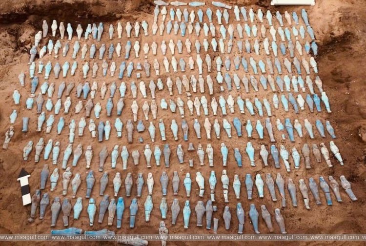 Egypt uncovers Nile Delta tomb with 560 funerary figurines