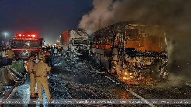 Horrific accident on Delhi-Mumbai Expressway... seven burnt alive!