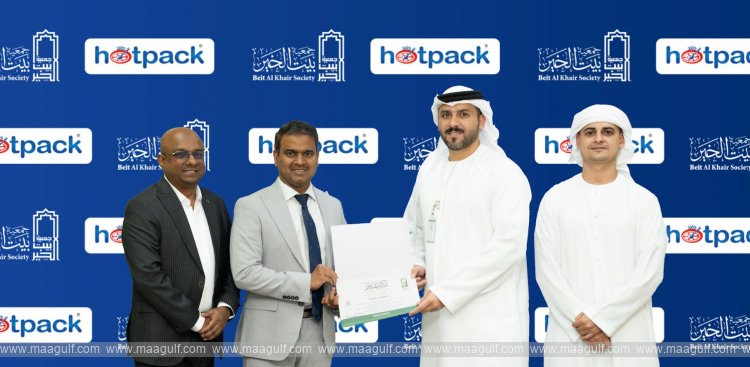 Beit Al Khair Society honours Hotpack for supporting massive charity meals initiative