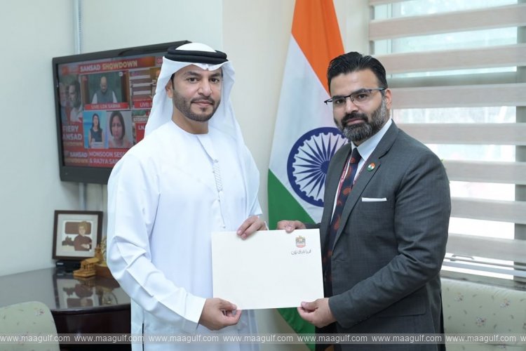 UAE Ambassador presents copy of credentials to Ministry of External Affairs of India