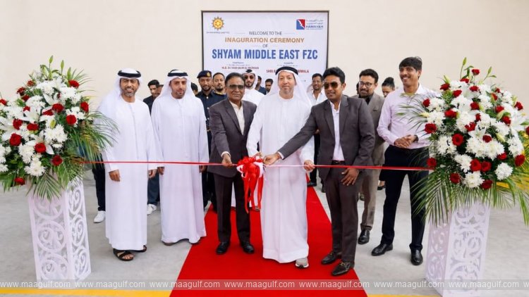 Shyam Steel Group establishes its first international manufacturing facility outside India at Hamriyah Free Zone