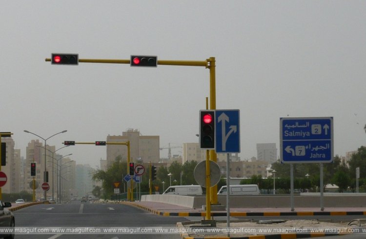 Smart traffic signals in Kuwait...!!