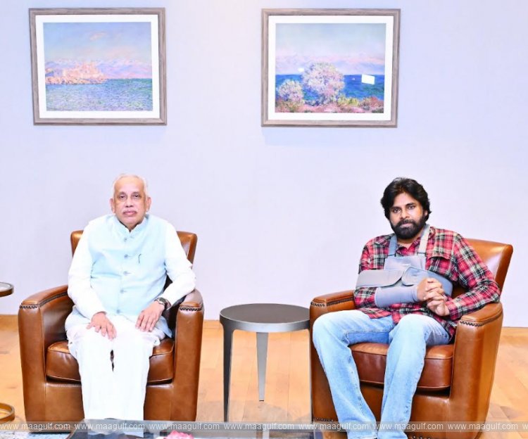 డిప్యూటీ సీఎం పవన్ కళ్యాణ్‌ను పరామర్శించిన గవర్నర్ అబ్దుల్ నజీర్