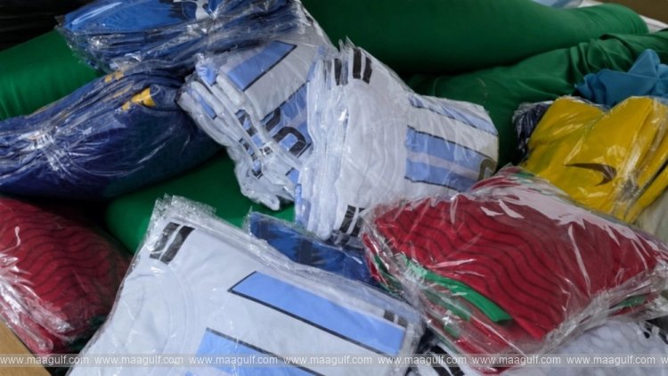 Large quantity of counterfeit branded clothing seized in Jeddah...!!