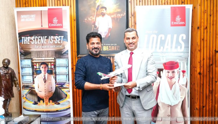 సీఎం రేవంత్‌తో ఎమిరేట్స్ వైస్ ప్రెసిడెంట్ భేటీ.. కీలక అంశాల పై చర్చ