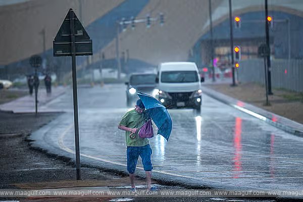 Rains in the UAE until August 3...!!