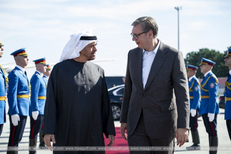 UAE President departs Belgrade at conclusion of working visit