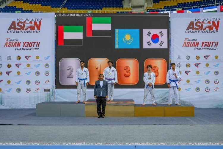 UAE wins 12 more medals at Jiu-Jitsu Asian Youth Championship, taking overall tally to 27