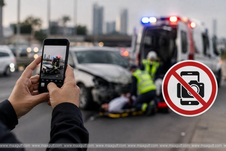 Taking photos of accident victims in Qatar leads to jail and a fine of up to QR 10,000.