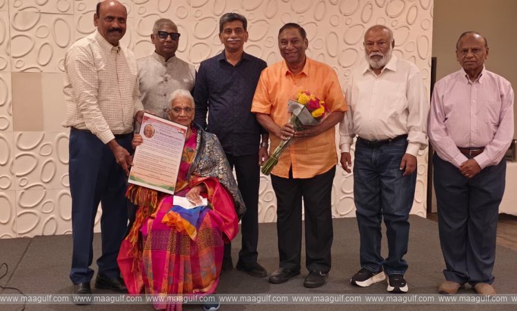 Renowned social worker Dr. Bhanumathi Ivaturi honored