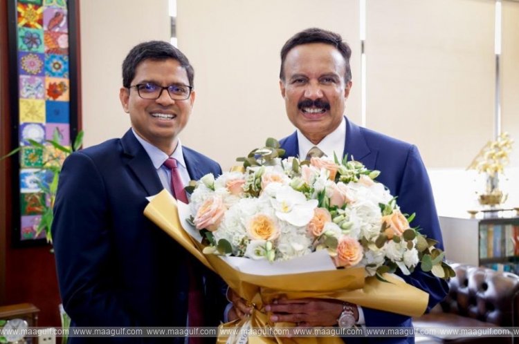 Aster DM Healthcare Chairman Meets Indian Consul General in Dubai