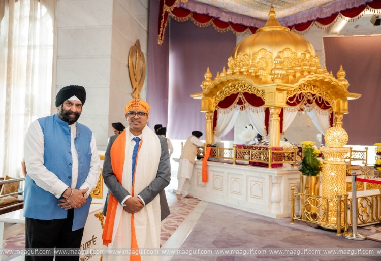 New Indian Consul General in Dubai Dr. Vishnu Vardhan Reddy Visits Guru Nanak Darbar Gurudwara