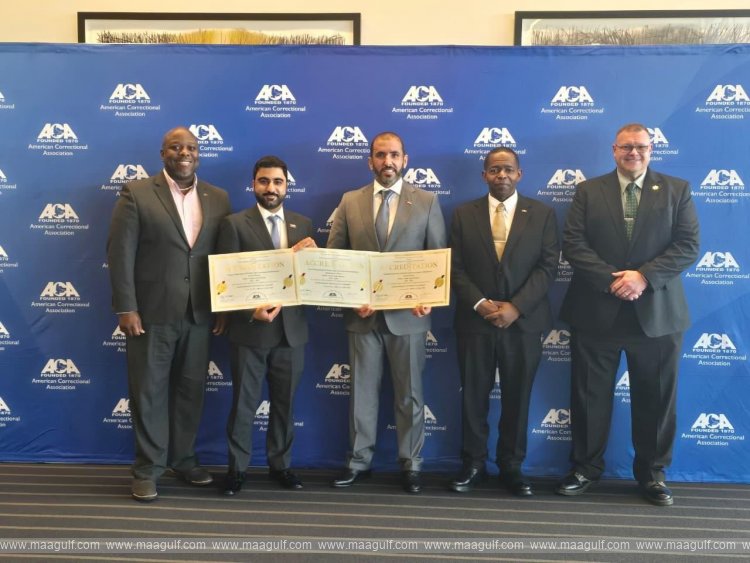 Dubai Police Correctional Establishments Earn International Accreditation from the ACA
