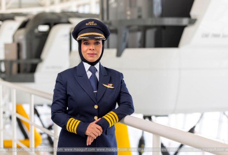 Huda Al Musallami, who created history in the UAE aviation sector..