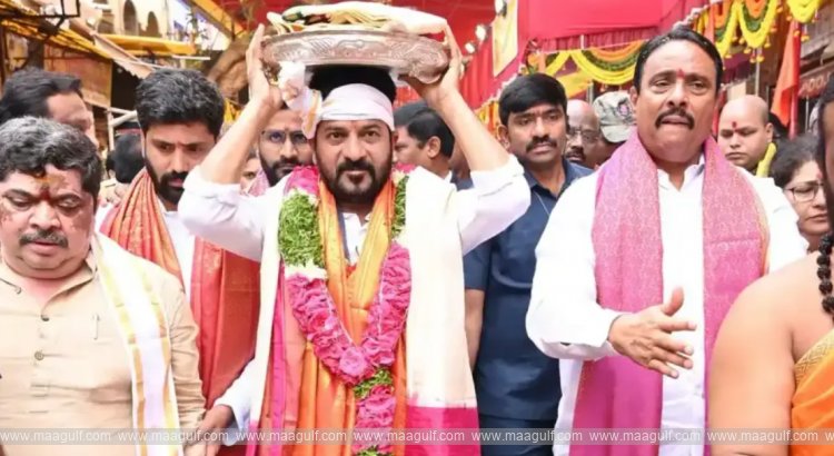 CM Revanth visits Goddess Mahankali