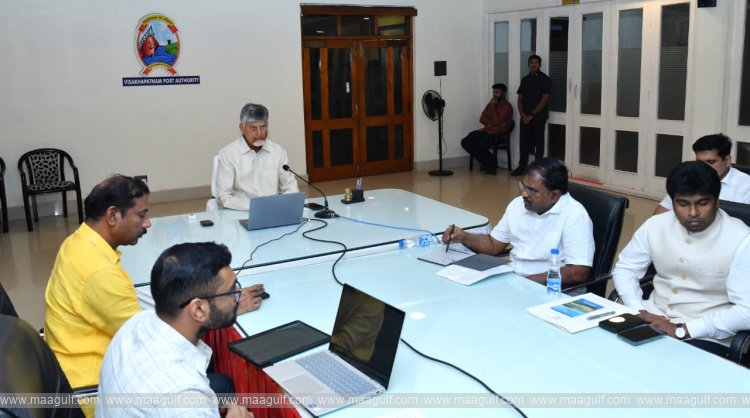 CM Chandrababu Naidu teleconference on Bhogapuram Airport arrangements