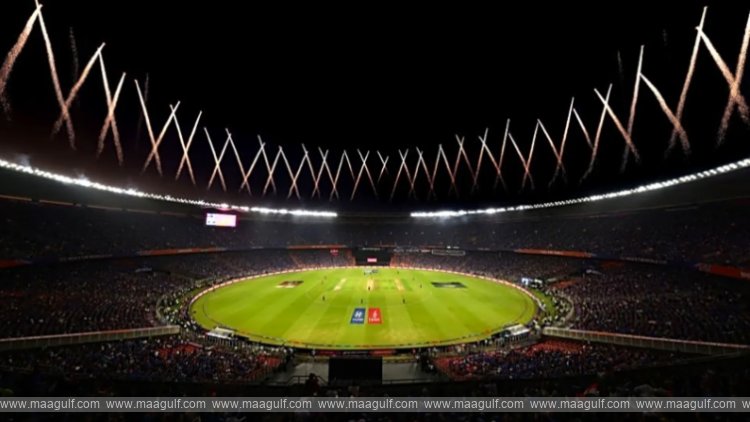 The largest cricket stadium in Hyderabad..