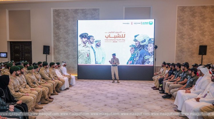 Al Marri Meets with Dubai Police Youth in the \'Leader and Father\' Gathering