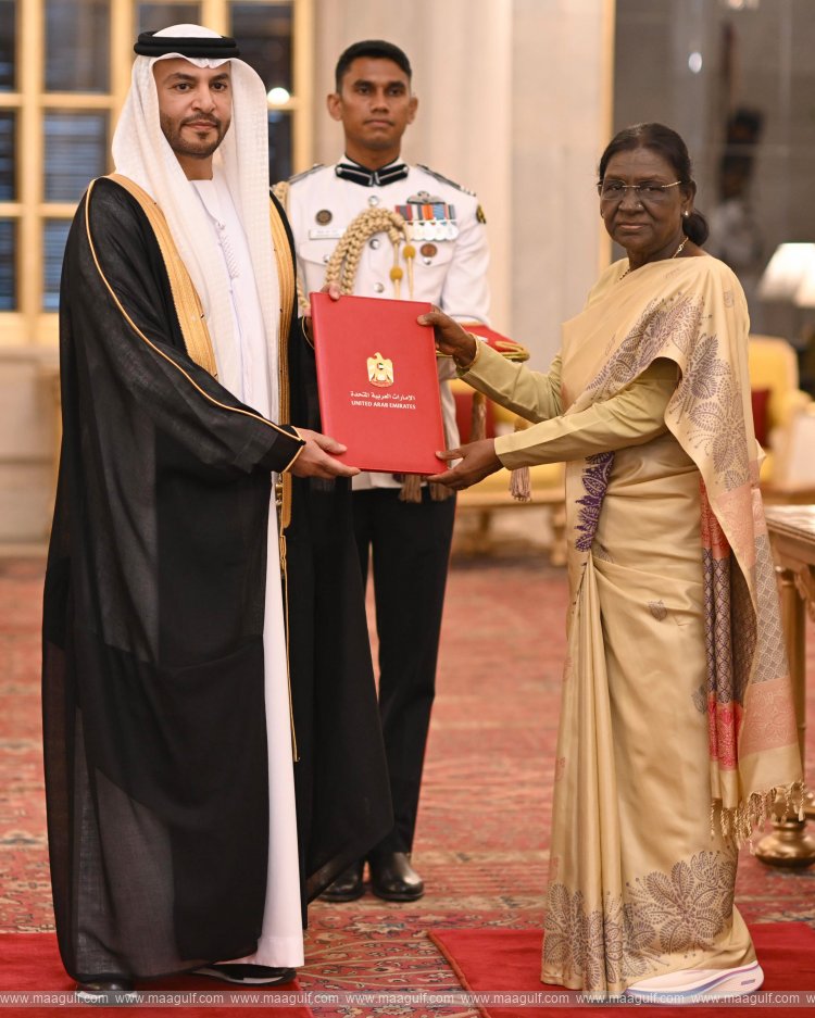 President Droupadi Murmu received credentials from newly appointed envoys