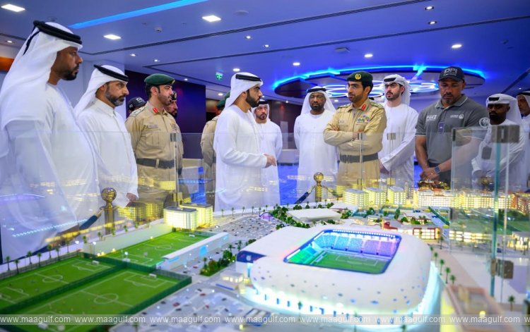 Dubai Police and Dubai Sports Council inspect stadium readiness for new sports season