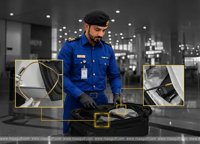 Dubai Customs alert: 460 grams of gold hidden in bag frame seized