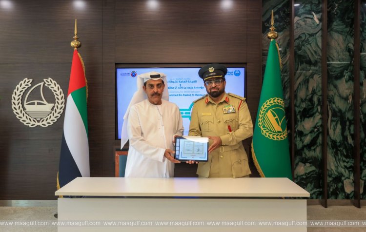 Dubai Police and the Mohammed bin Rashid Al Maktoum Charity and Humanitarian Establishment Sign MoU