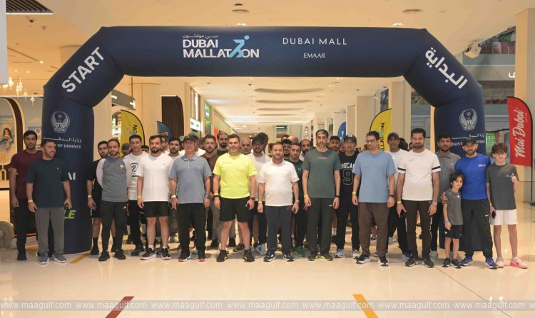 Dubai Police\'s Administration Sector Employees Take Part in \'Dubai Mallathon\' Sporting Event