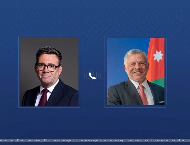 Jordan\'s King, UK PM discuss latest regional developments