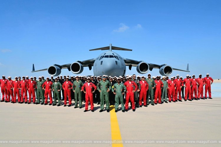 Indian Air Force \'Sarang\' helicopter display team arrives in Egypt