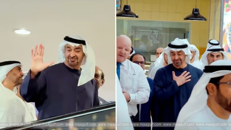 UAE President Sheikh Mohammed bin Zayed visits Abu Dhabi Mall