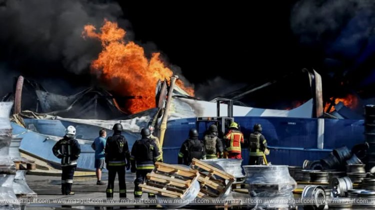 Russia\'s fierce attack on the army weapons depot in Kiev!!