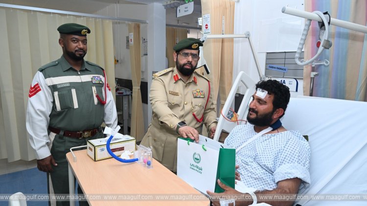 Dubai Police Brings Care Beyond the Crash Through Hospital Visits to Road Accident Victims