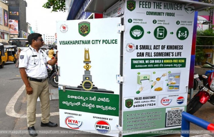 Community fridges in Visakhapatnam