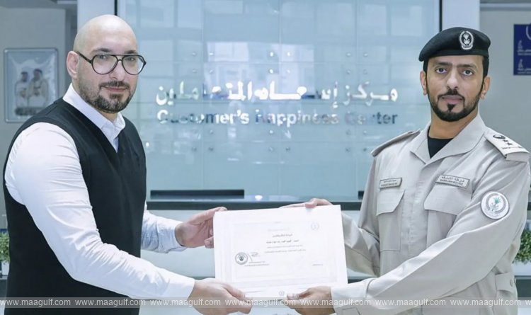 Sharjah Police honors resident after noticing suspicious movements