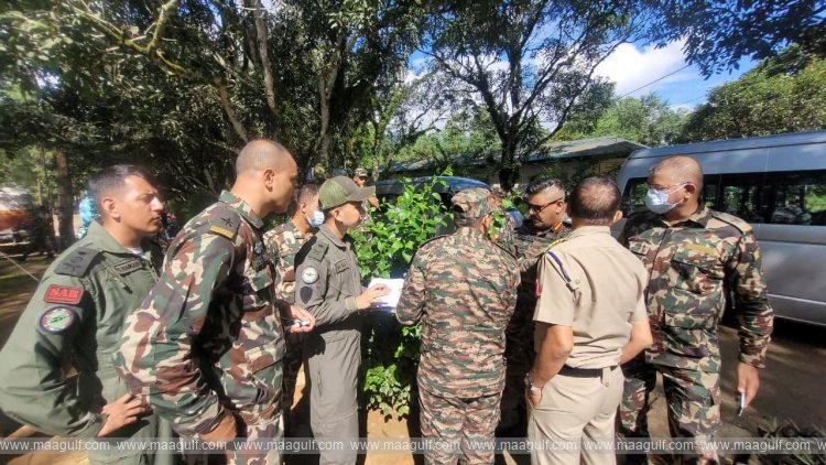 Relief efforts continue in flood-affected areas.. Indian rescue teams provide assistance to Nepal