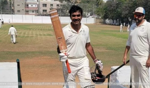 DGP CV Anand shines with century..