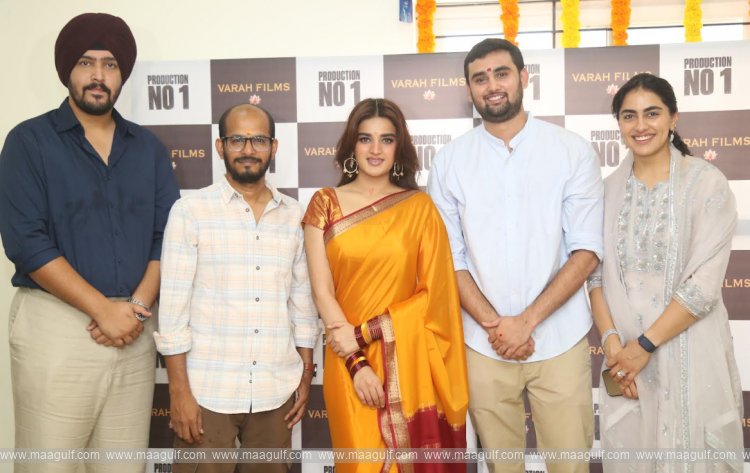 నిధి అగర్వాల్, వరాహ్ ఫిల్మ్స్ ప్రొడక్షన్ నెం.1 క్రేజీ మైథాలజీ థ్రిల్లర్ గ్రాండ్ గా లాంచ్