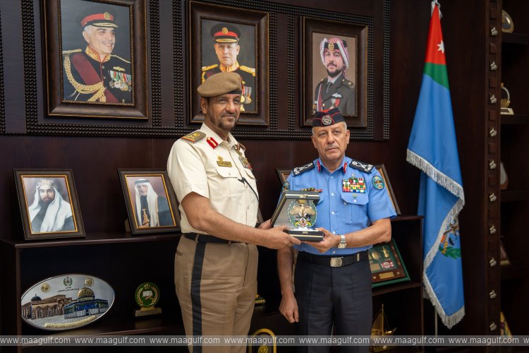 National Guard Commander meets Jordan\'s Public Security Director