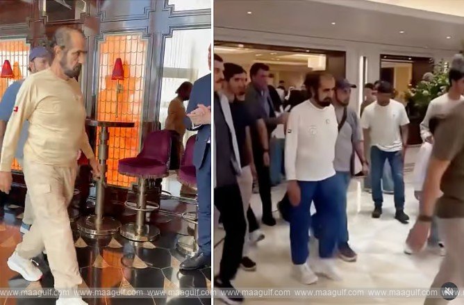 Sheikh Mohammed\'s presence at a popular restaurant in London