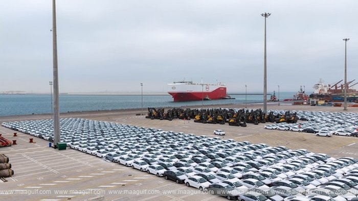 World\'s largest car carrier arrives at Duqm Port...!!