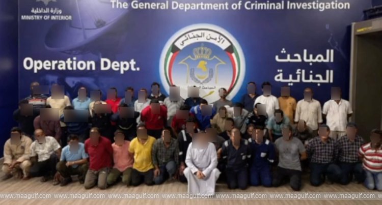 Diesel theft in Kuwait... 41 arrested...!!