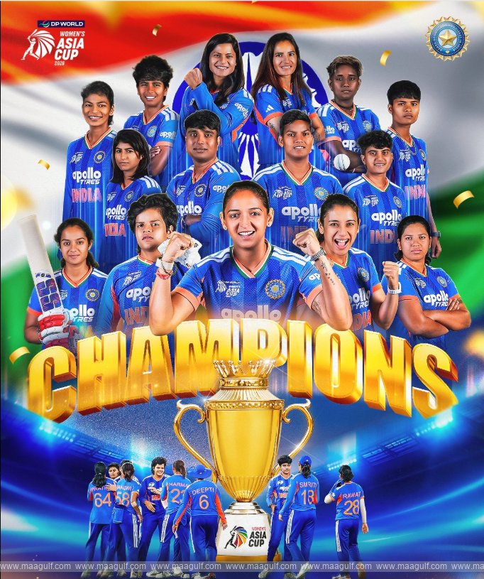 India Crush Sri Lanka by 72 Runs to Win Record-Extending Eighth Women’s Asia Cup Title
