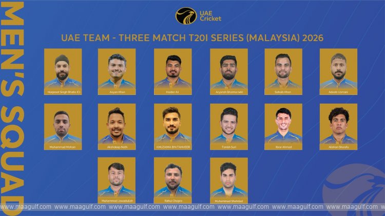 Harpreet Singh Bhatia to lead UAE in three-match T20I series against Malaysia